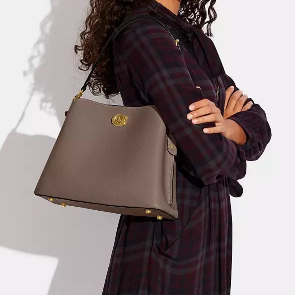 Gray Coach Purse